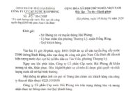 Thông báo về việc ảnh hưởng cấp nước khu vực thi công tuyến ống D300 nút giao Nam Cầu Bính