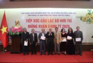 Hội nghị tiếp xúc Câu lạc bộ Hưu trí ba Văn phòng mừng xuân Canh Tý