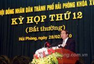 Bài phát biểu khai mạc Kỳ họp thứ 12 (Kỳ họp bất thường) của đồng chí Lê Văn Thành, Uỷ viên Trung ương Đảng, Bí thư Thành uỷ, Chủ tịch HĐND thành phố