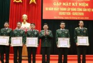 Bộ Chỉ huy quân sự thành phố: Trao Huy hiệu Đảng và biểu dương các đảng viên tiêu biểu