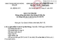 Báo cáo nhanh của Sở Y tế, tính đến 17h ngày 26/02/2020