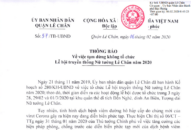 UBND quận Lê Chân trân trọng thông báo tạm dừng không tổ chức Lễ hội truyền thống Nữ tướng Lê Chân.