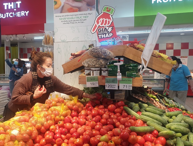 Giá cả hàng hóa trên thị trường vào mùa dịch Covid-19 vẫn được giữ ổn định