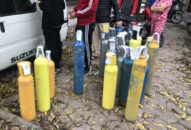 Công an quận Ngô Quyền: Phát hiện ô tô chở 23 bình khí cười