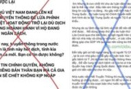 Cảnh giác trước những thông tin sai sự thật về dịch bệnh Covid-19