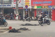 Cần đảm bảo an toàn giao thông khu vực nắp hố ga đang thi công