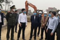 Bí thư Thành ủy kiểm tra các dự án đầu tư và công tác phòng, chống dịch bệnh Covid -19 tại Thủy Nguyên