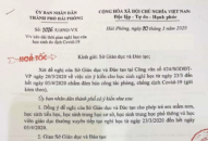 Hải Phòng: Tiếp tục cho học sinh nghỉ từ ngày 23/3/2020 đến hết ngày 5/4/2020