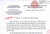 Thành lập Trạm kiểm soát dịch COVID-19 liên tỉnh giữa thành phố Hải Phòng và tỉnh Hải Dương