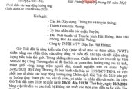 Tổ chức các hoạt động hưởng ứng Chiến dịch Giờ Trái đất năm 2020