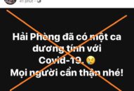 Hải Phòng: Xử lý vụ việc đăng tin sai sự thật trên MXH về dịch Covid-19