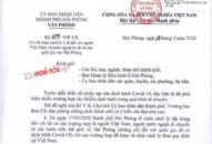 Tổ chức cách ly y tế đối với người Việt Nam và nước ngoài từ tất cả các quốc gia vào Hải Phòng từ ngày 17/3