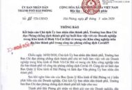 Hải Phòng không công nhận kết quả xét nghiệm âm tính và xác nhận hết thời gian cách ly của các nước