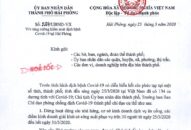 Hải Phòng: Dừng hoạt động các nhà hàng, cơ sở kinh doanh dịch vụ ăn uống, các điểm kinh doanh giải khát có công suất phục vụ trên 30 người từ ngày 25/3/2020 đến hết tháng 3/2020