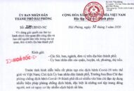 Dừng giải quyết các thủ tục hành chính liên quan đến công dân và hạn chế người làm việc trong các cơ quan đơn vi trên địa bàn thành phố