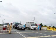 Phân luồng giao thông tạm thời trên đường Tân Vũ-Lạch Huyện để phục vụ phòng chống dịch COVID-19