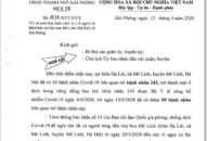 Tập trung rà soát thực hiện cách ly y tế người từ Bắc Ninh và Chợ hoa Mê Linh (Hà Nội) về Hải Phòng