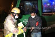 Trắng đêm cùng tổ tuần tra, kiểm soát phòng, chống dịch COVID-19