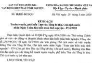 Tuyên truyền, phổ biến Thư của Tổng Bí thư, Chủ tịch nước nhân Ngày Toàn dân hiến máu tình nguyện – 07/4/2020
