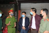 Chủ nhiệm Ủy ban Kiểm tra Thành ủy Đỗ Mạnh Hiến kiểm tra các chốt phòng, chống dịch COVID-19 trên địa bàn quận Lê Chân