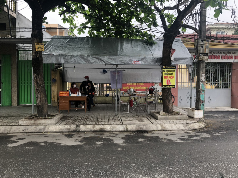 Khu vực chốt kiểm dịch nơi xảy ra vụ việc Khu vực chốt kiểm dịch nơi xảy ra vụ việc