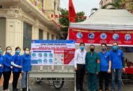 Triển khai thực hiện bồn rửa tay dã chiến