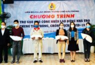 Gần 20 tấn gạo tặng công nhân, lao động khó khăn