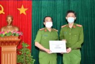 CATP khen thưởng CAH An Lão trong công tác phòng dịch Covid -19