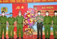 Lãnh đạo CATP chúc mừng Ngày truyền thống lực lượng Tham mưu, Cảnh sát hình sự và Cảnh sát Quản lý hành chính về trật tự xã hội