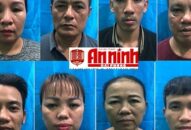 Bắt quả tang 8 đối tượng đang sát phạt trên “chiếu phỏm”