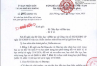 Học sinh lớp 9 và lớp 12 của Hải Phòng đi học trở lại từ 23/4/2020