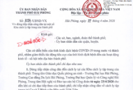 Dừng tiếp nhận công dân tại một số Khu cách ly tập trung của thành phố