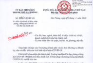 Hải Phòng điều chỉnh một số biện pháp phòng, chống dịch COVID-19