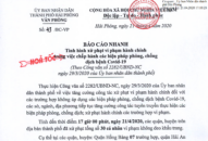 Xử phạt tổng số 30 cá nhân vi phạm không đeo khẩu trang trong ngày 21/4