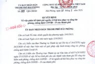 Quyết định phân bổ kinh phí nguồn xã hội hóa phục vụ công tác phòng, chống dịch Covid-19