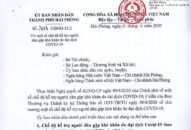 Hải Phòng triển khai một số chế độ hỗ trợ người dân gặp khó khăn do đại dịch Covid-19