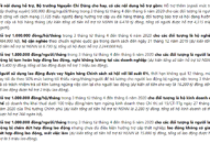 Gói hỗ trợ chưa có tiền lệ cho hàng triệu người dân trong COVID-19