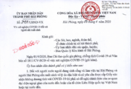 Thủ tục xét nghiệm Covid-19 đối với người cần xuất cảnh