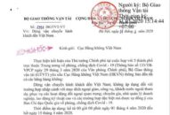 Các hãng hàng không dừng vận chuyển hành khách từ 0h ngày 01/4/2020