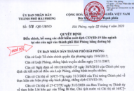 Điều chỉnh, bổ sung các chốt kiểm soát dịch Covid-19 liên ngành tại các cửa ngõ vào thành phố bằng đường bộ