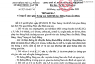 Thông báo về việc tổ chức giao thông tạm thời Nút giao thông Nam cầu Bính