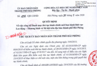 Hải Phòng công bố 05 thủ tục hành chính về hỗ trợ người dân gặp khó khăn do dịch COVID-19