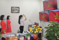 Trường THCS Hoàng Diệu, quận Lê Chân chào cờ trực tuyến tháng 5 với chủ đề “Bác Hồ kính yêu”