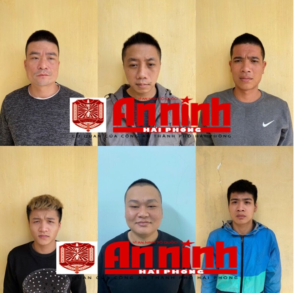 Các đối tượng bị bắt giữ