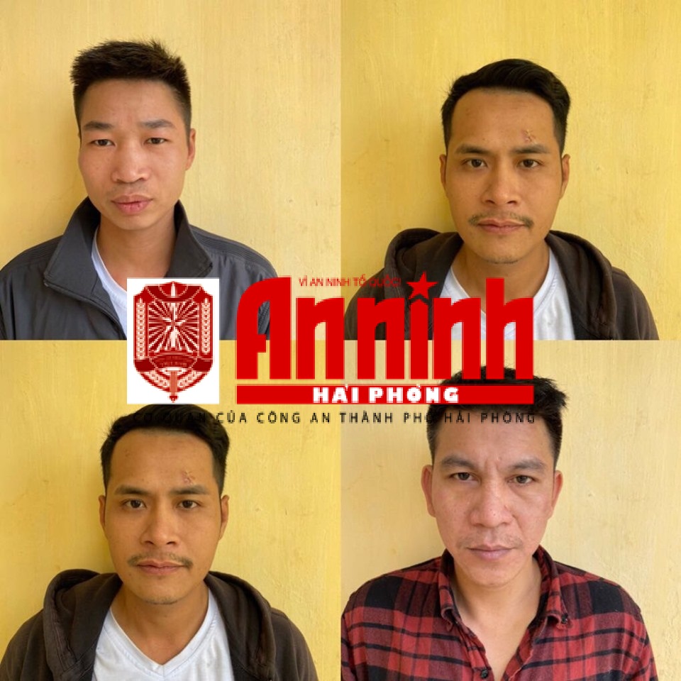 Các đối tượng bị bắt giữ