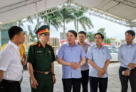 Lãnh đạo thành phố kiểm tra công tác chuẩn bị Lễ động thổ công trình Hoàng Huy Grand Tower cao 37 tầng