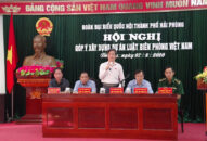 Hội nghị tại Đồ Sơn góp ý xây dựng Dự án Luật Biên phòng Việt Nam