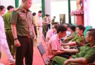 Gần 600 CBCS Công an thành phố hưởng ứng ngày “Toàn dân hiến máu tình nguyện”