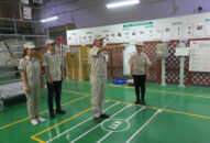 Đoàn viên Công đoàn Khu kinh tế Hải Phòng tích cực tập luyện tham dự Hội thi An toàn vệ sinh viên giỏi và an toàn giao thông