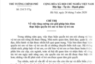 Thủ tướng chỉ thị tăng cường các giải pháp bảo đảm quyền trẻ em